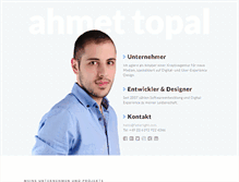 Tablet Screenshot of ahmet-topal.com